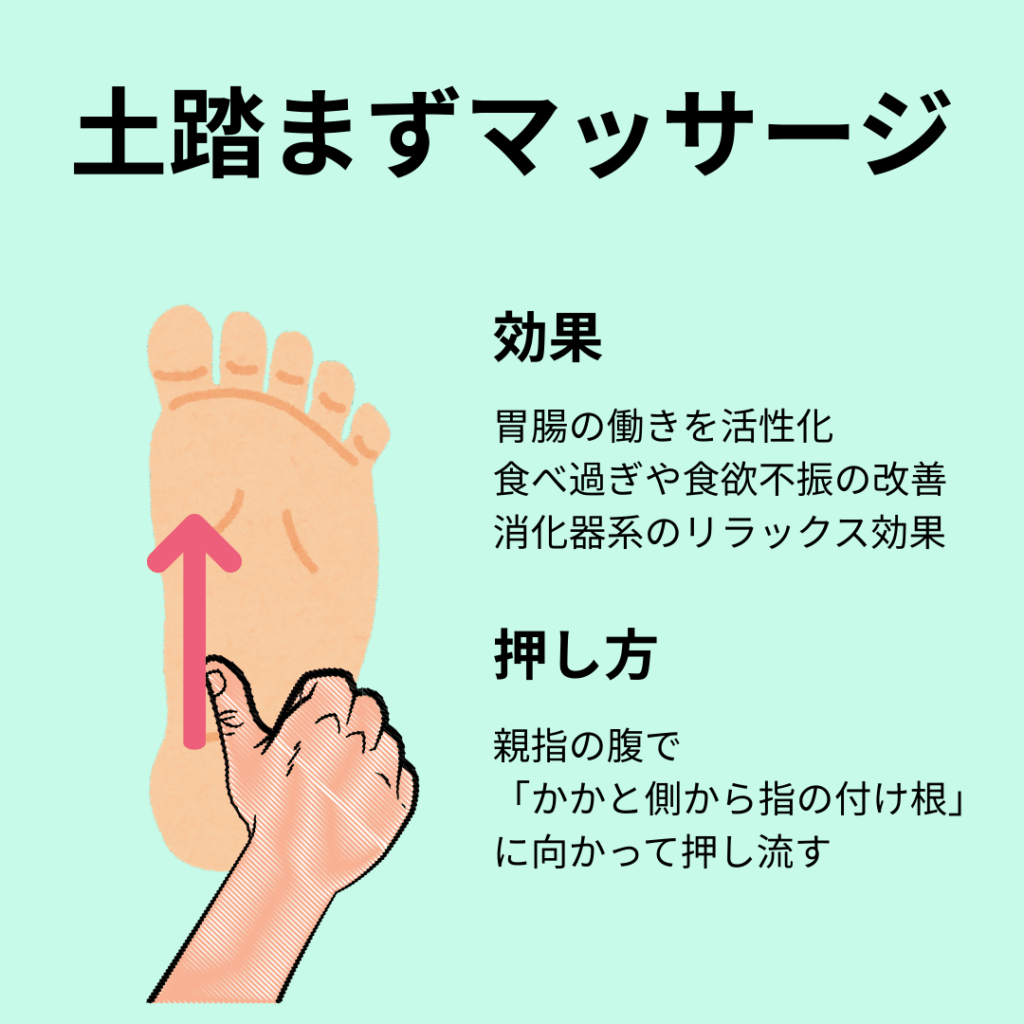 土踏まずマッサージ