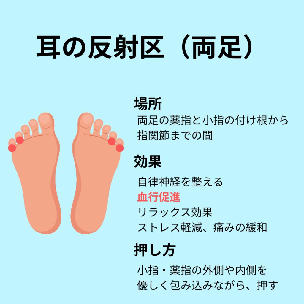 耳の反射区（両足）